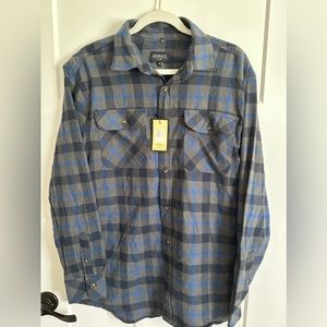 BRAND NEW GIOBERTI MENS BUTTON DOWN FLANNEL